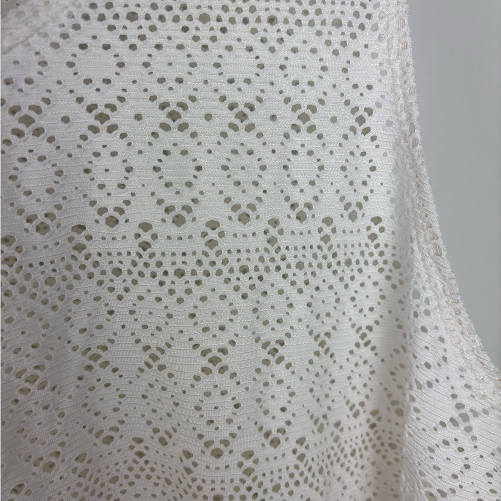 Cacique Lane Bryant Cream Lace Swim Cover festival coastal cowgirl size 22/24 - Picture 9 of 13